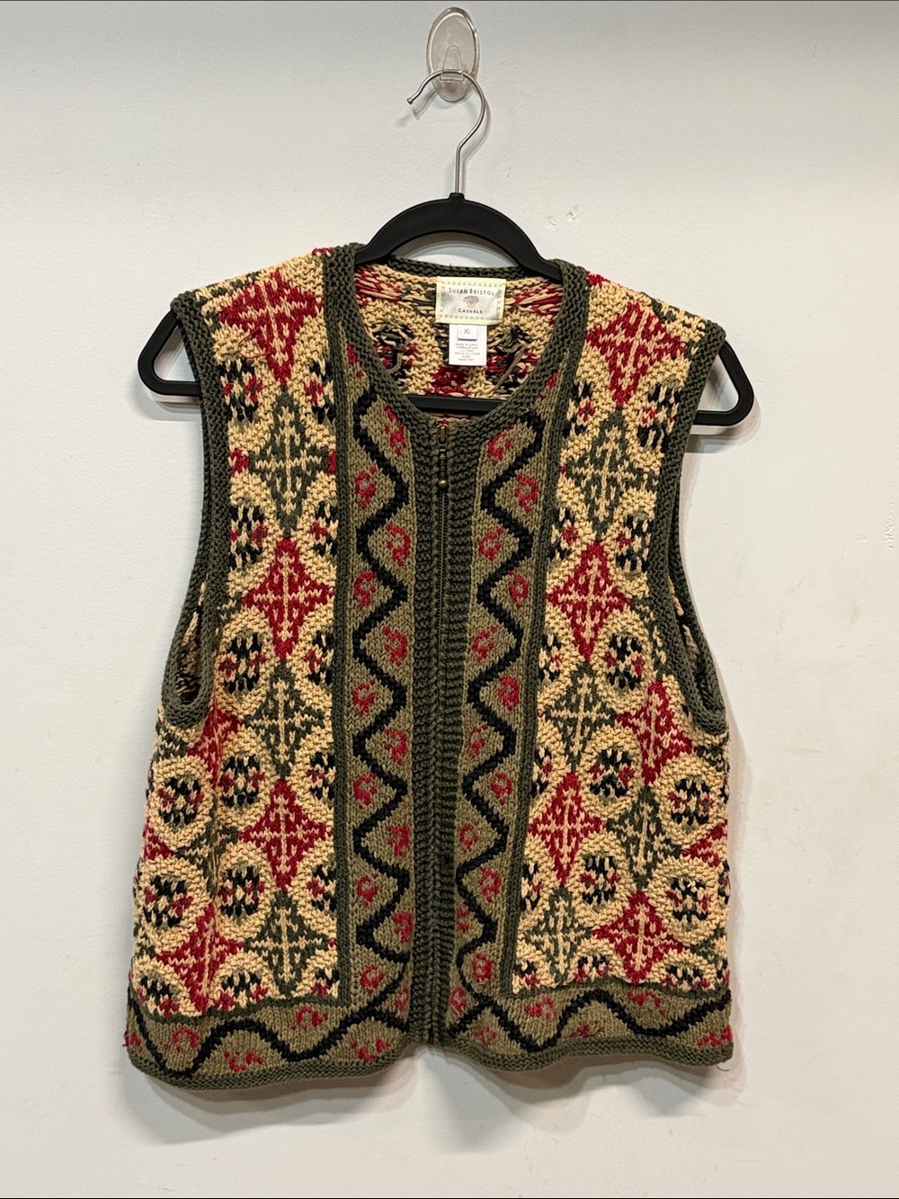 Susan Bristol Hand Knit Sweater Vest